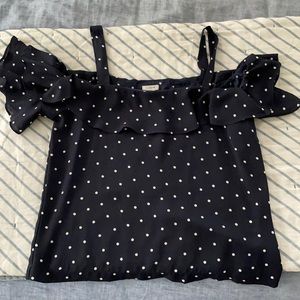 J Crew Cold Shoulder Top